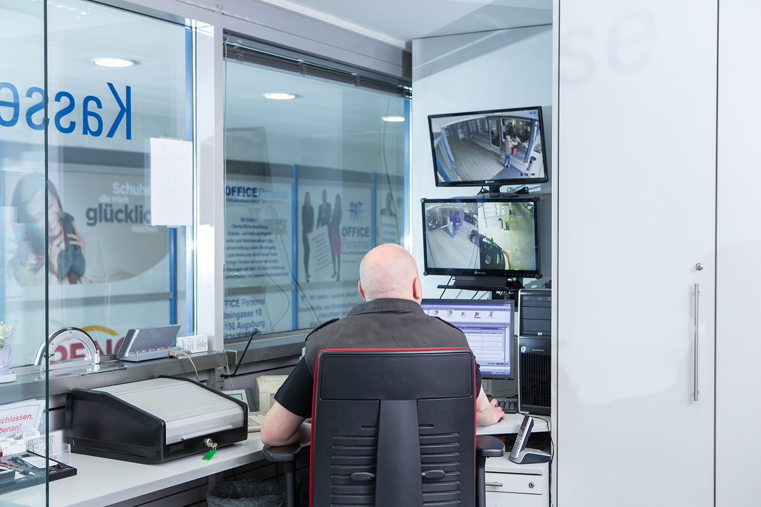 Zentrale Videoüberwachung und Sichtung