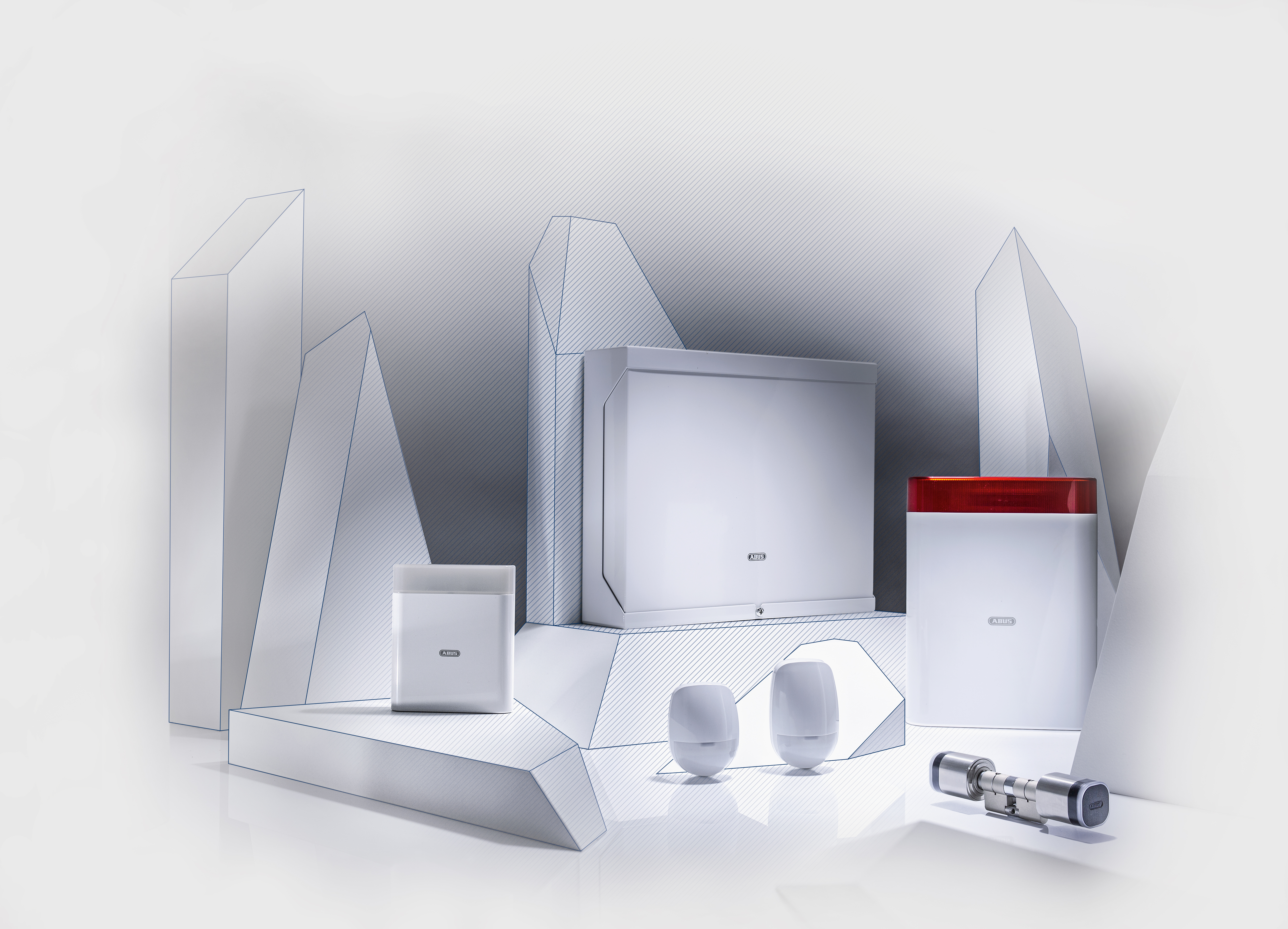 Gewerbe-Alarmanlagen und Sicherheitstechnik - Beispielprodukte